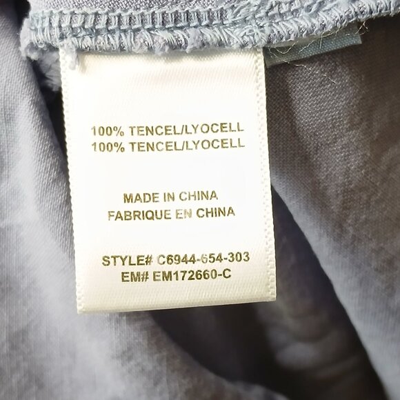 Anthropologie Cloth & Stone Tie Neck Mini Dress Size Medium - Picture 6 of 6